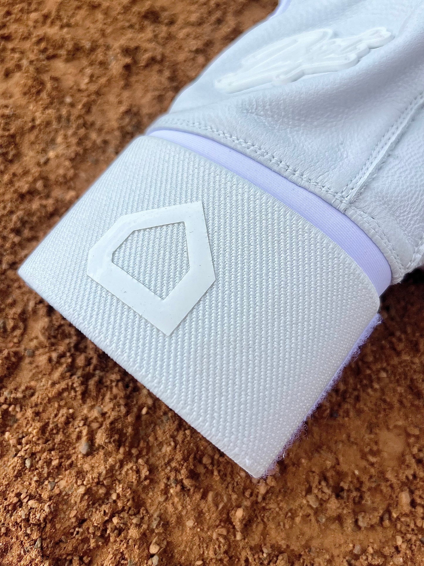 Triple White Batting Gloves Adult S